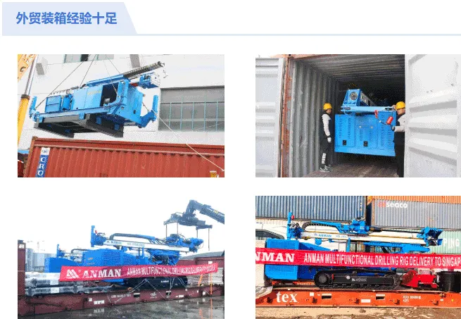 MXL-150DC solar drill packed for international shipment