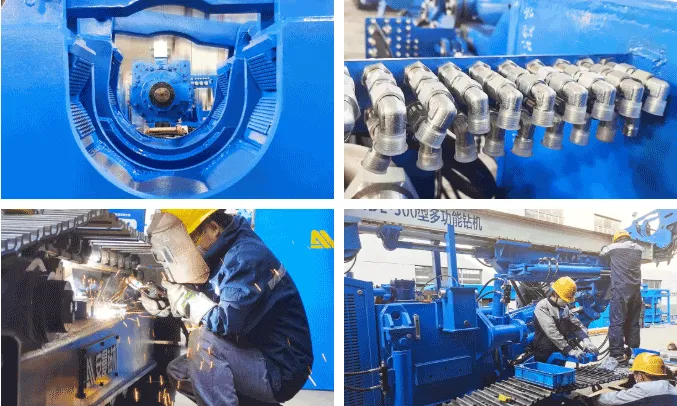 Drilling equipment components and assembly process