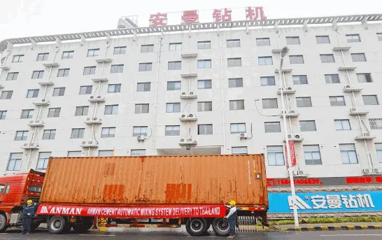 Anman BZ-20 concrete mixing system shipment to Thailand