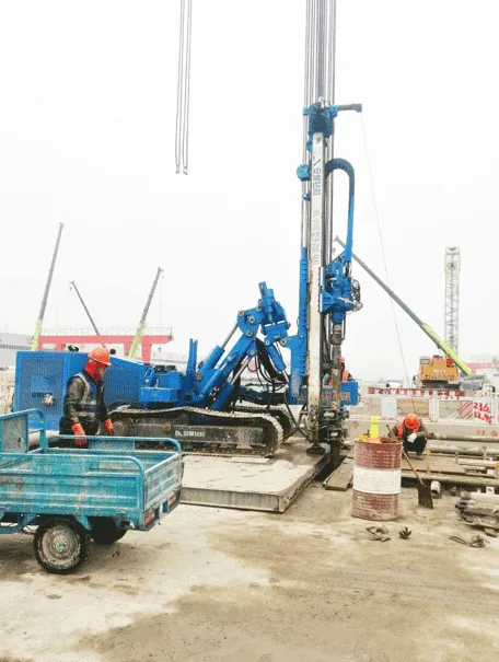 Drilling and cementing construction with HDL-200C rig in Jiangsu
