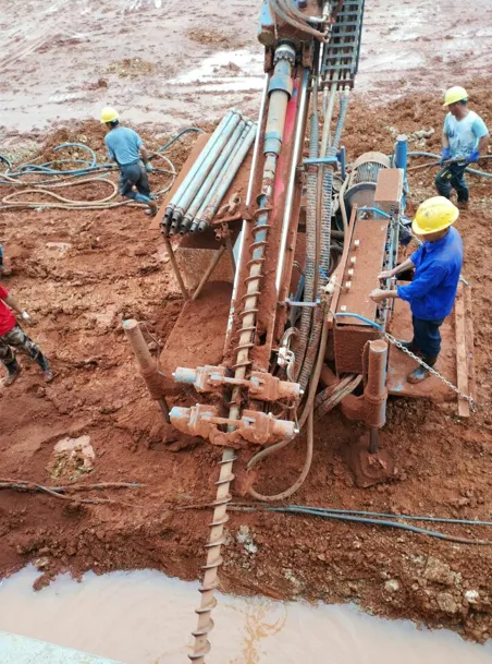 MXL-150D2 rotary drill working at Wuhan construction site
