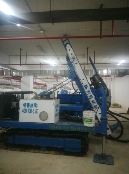 MXL-150D2 drill working in underground garage in Huaibei