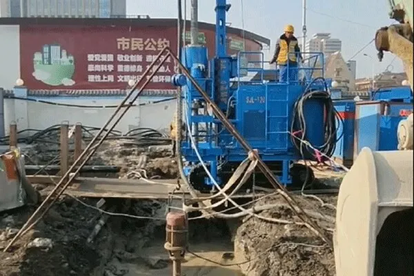 Tianjin – SJL-120 Rotary Jet Grouting Reinforcement – RJP Method